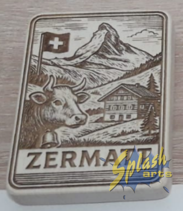 Aimant en bois - Zermatt