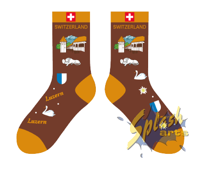 Socken – Luzern Braun (41–46)
