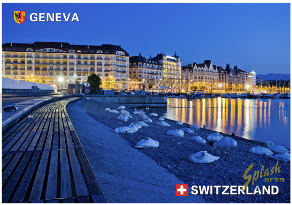 Postkarte – Genf 4