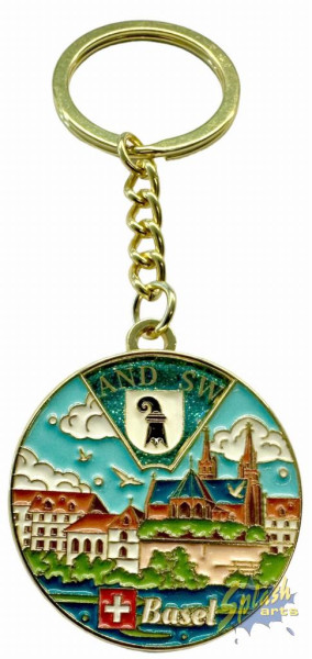 Schlüsselanhänger - drehbar Basel Motive