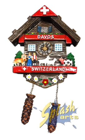 Magnet Kuckucksuhr Davos