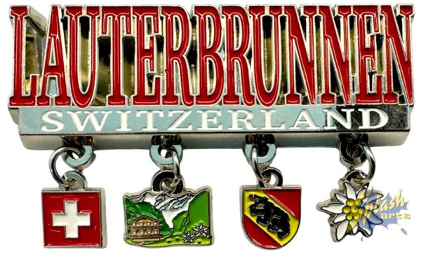 Magnet - Lauterbrunnen mit Anhänger