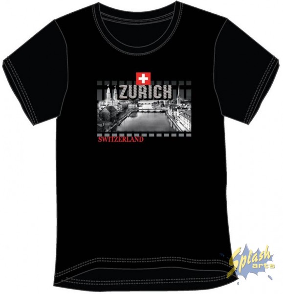 Zürich T-Shrits Herren schwarz XXL
