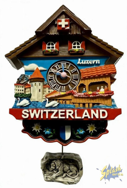 Magnet - Swiss real cuckoo clock Lucerne
